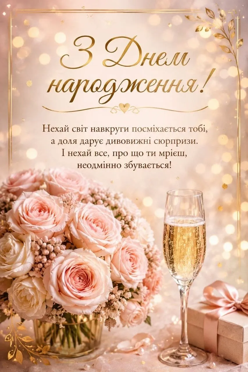 Лаконічна картинка-привітання - з найкращими побажаннями, для месенджера Лаконічна картинка-привітання - з найкращими побажаннями, для месенджера